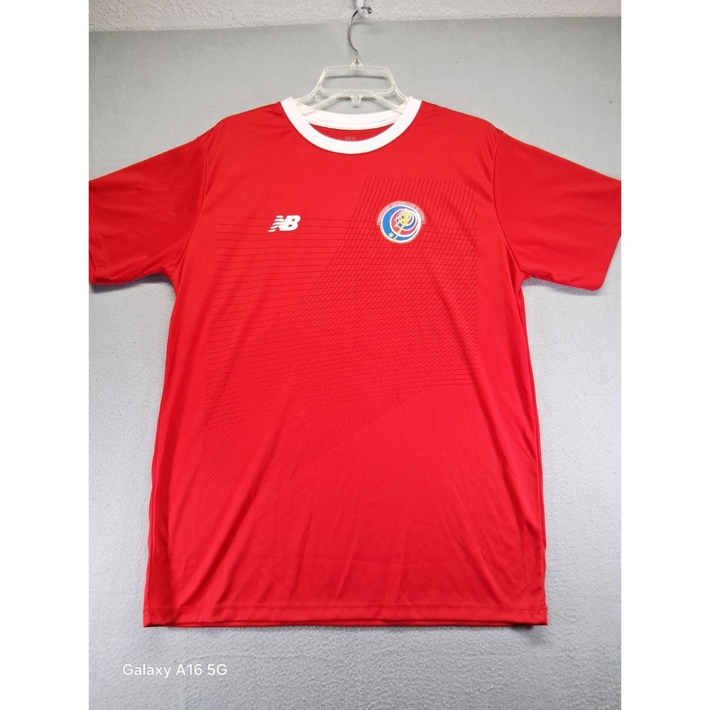 Costa Rica New Balance Soccer Football Jersey Mens XL Red 2018 National Team